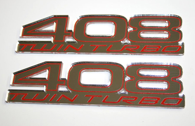 displacement fender emblems