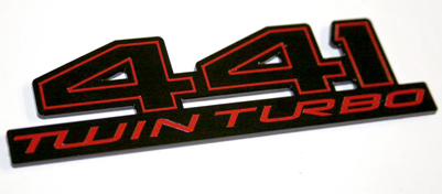 displacement fender emblems