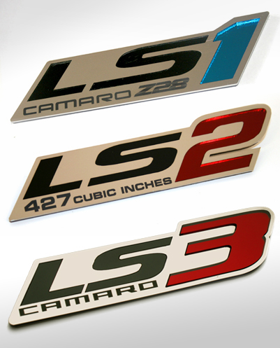 Red Corvette Emblem ZL1 Z06 LT1 LS1 LS2 LS3 LS7 x1 New Black