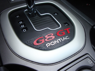 G8 shifter plaque