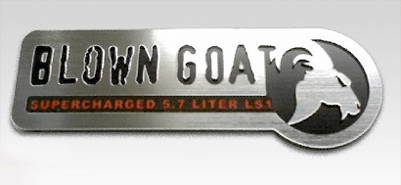 Blown Goat GTO fender emblem