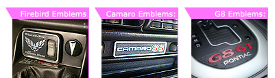 custom GM car emblems